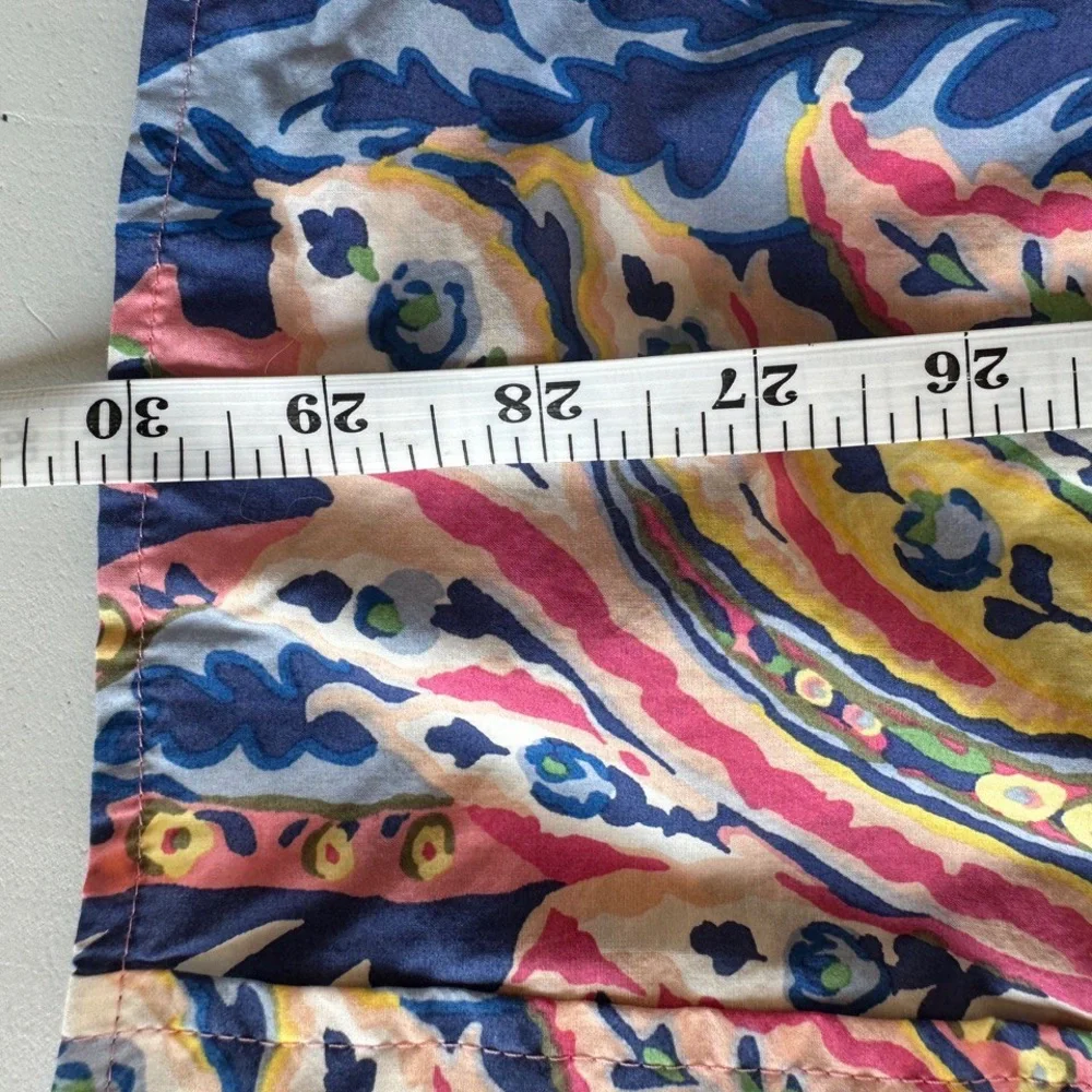 Talbots Woman Shirt Top Plus Size 2X Floral Paisley Button Up - Picture 6 of 9